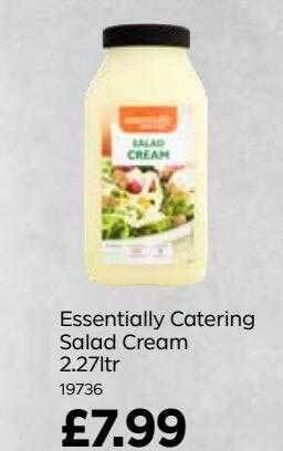 Bestway Essentially catering salad cream offer