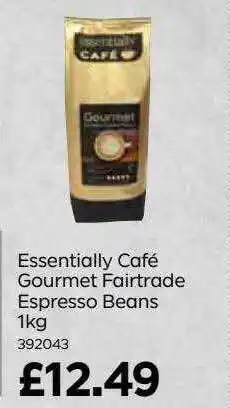 Bestway Essentially café gourmet fairtrade espresso beans offer