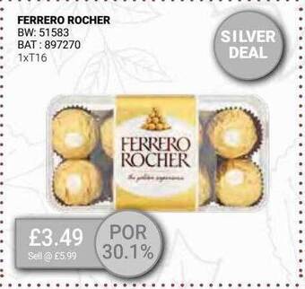 Bestway Ferrero rocher offer