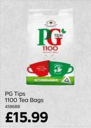 Bestway Pg tips 1100 tea bags offer