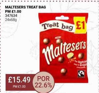 Bestway Maltesers treat bag offer