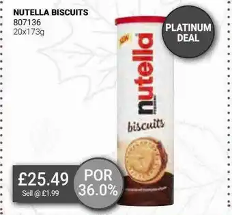 Bestway Nutella biscuits offer