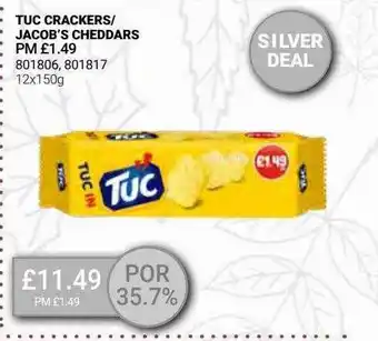 Bestway Tuc crackers-jacob's cheddars offer