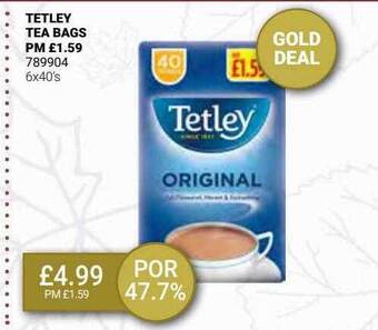 Bestway Tetley tea bags offer