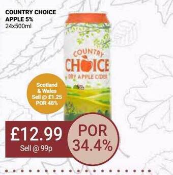 Bestway Country choice apple 5% offer