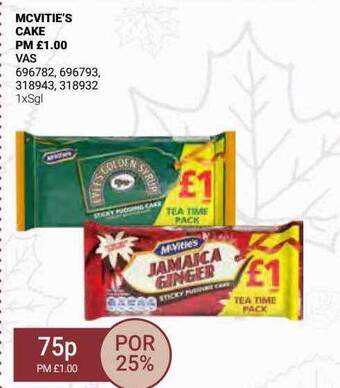 Bestway Mc vitie's cake offer