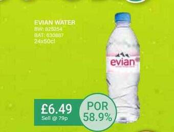 Bestway Evian water offer