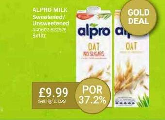 Bestway Alpro milk offer
