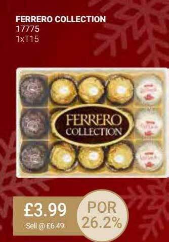 Bestway Ferrero collection offer