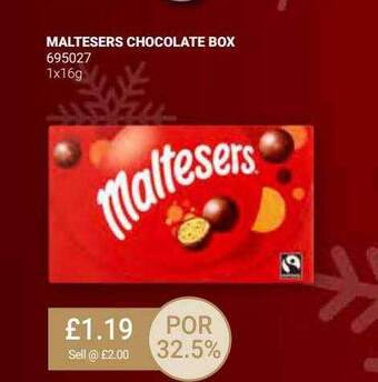 Bestway Maltesers chocolate box offer