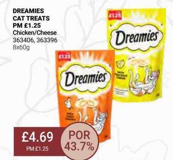 Bestway Dreamies cat treats offer
