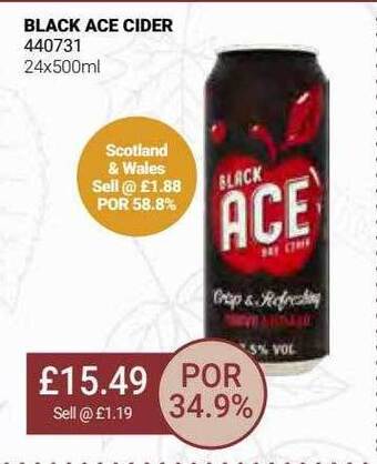 Bestway Black ace cider offer