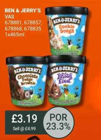 Bestway Ben & jerry's offer