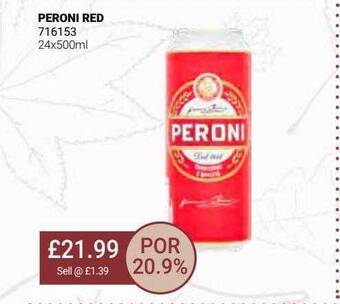 Bestway Peroni red offer