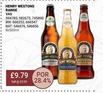 Bestway Henry westons range offer