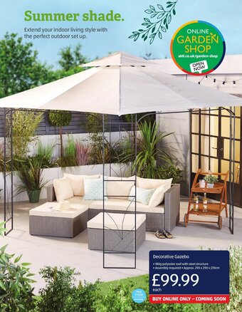 Aldi Decorative Gazebo offer