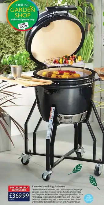 Aldi Kamado Ceramic Egg Barbecue offer