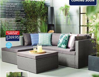 Aldi Corner Sofa and cover Bundle offer