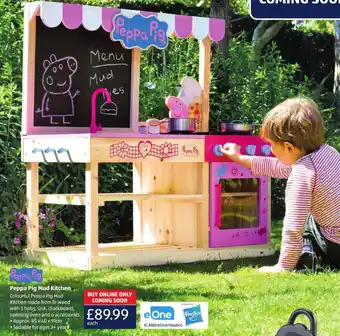 Aldi Peppa Pig Mud Kitchen offer