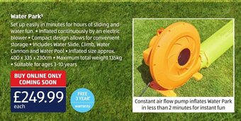 Aldi Water Park offer