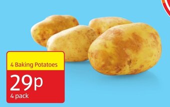 Aldi 4 baking Potatoes offer