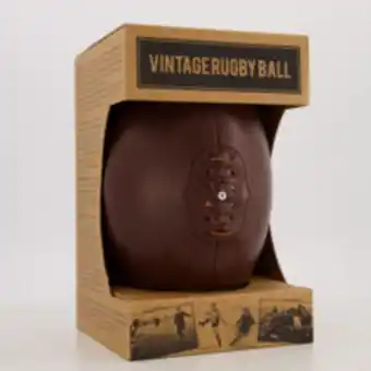 Brown vintage rugby ball