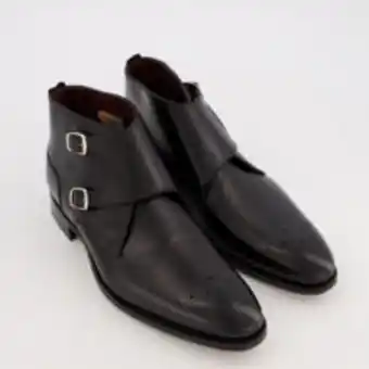 TK Maxx Black leather anmer boots offer