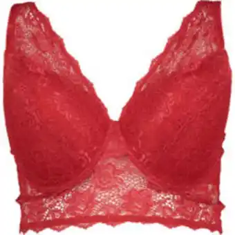 TK Maxx Red padded lace bra offer