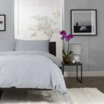 TK Maxx King silver fitted sheet 200tc offer
