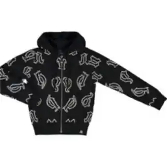 TK Maxx Black patterned hoodie offer