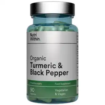 Lloyds Pharmacy Nutri within organic turmeric & black pepper offer