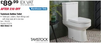 Costco Tavistock Outline Toilet offer