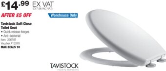 Costco Tavistock Soft Close Toilet Seat offer