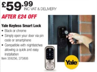 Costco Yale Keyless Smart Lock offer