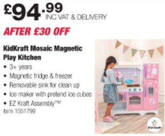 Costco KidKraft Mosaic Magnetic Play Kitchen offer