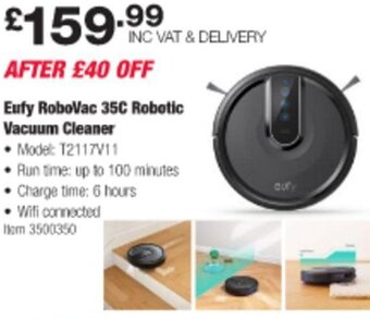 Costco Eufy RoboVac 35C Robotic Vacuum Cleaner offer