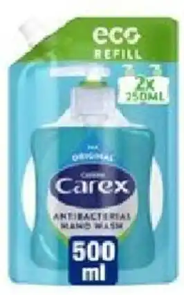 Morrisons Carex Original Hand Wash Eco Refill 500ml offer