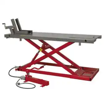 Machine Mart Sealey mc680a 680kg heavy-duty air/hydraulic motorcycle lift offer