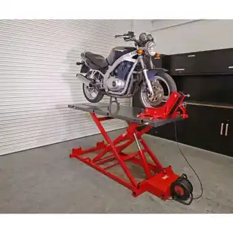 Sealey mc680e 680kg heavy-duty electro/hydraulic motorcycle lift