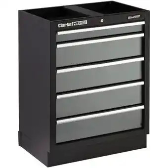 Clarke gms10 modular 5 drawer cabinet