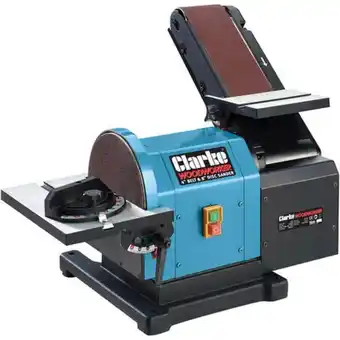 Machine Mart Clarke cs48 belt and disc sander offer