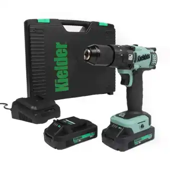 Machine Mart Kielder kwt-014-12 18v brushless combi drill (with 2 x 2.0ah batteries & charger) offer