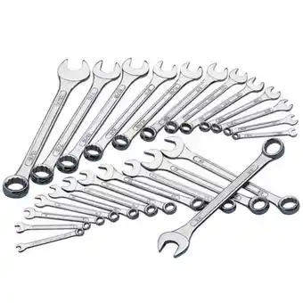 Machine Mart Clarke cht105 24-piece af/metric combination spanner set offer