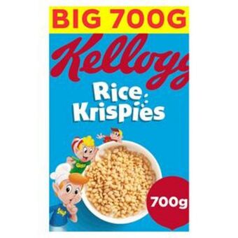 Sainsbury's Kellogg's rice krispies breakfast cereal 700g offer