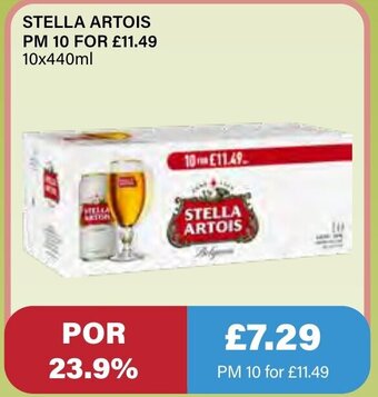 Bestway Stella Artois 10x440ml offer