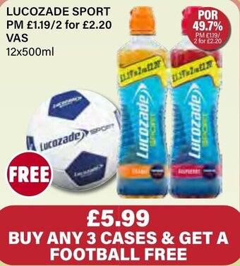 Bestway Lucozade Sport offer