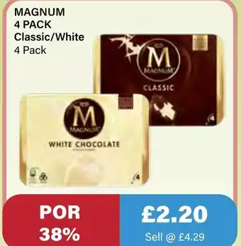 Bestway Magnun 4 pack Classic/ White offer