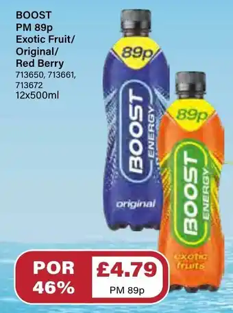 Bestway Boost exotic Fruit/ Original/ Red Berry offer