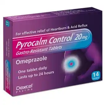 Lloyds Pharmacy Pyrocalm omeprazole 20mg tablets offer