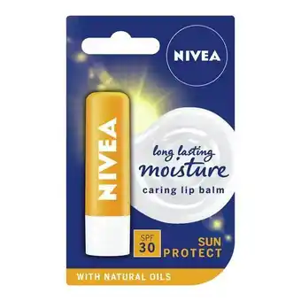 Lloyds Pharmacy Nivea sun protect lip spf 30 offer